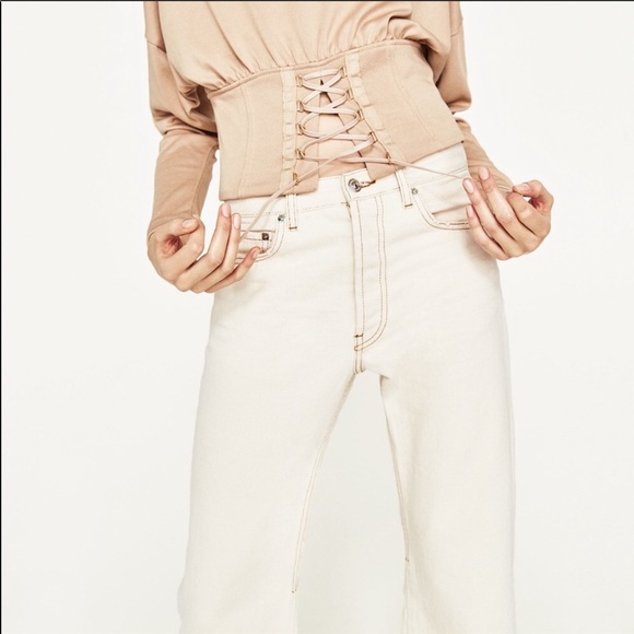 Zara corset long sleeve top - Picture 2 of 4